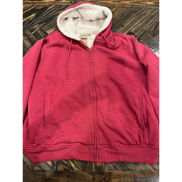 CE Schmidt Workwear Jacket Womens XL Sherpa Fleece Lined Coat Full Zip Fall - Picture 15 of 16